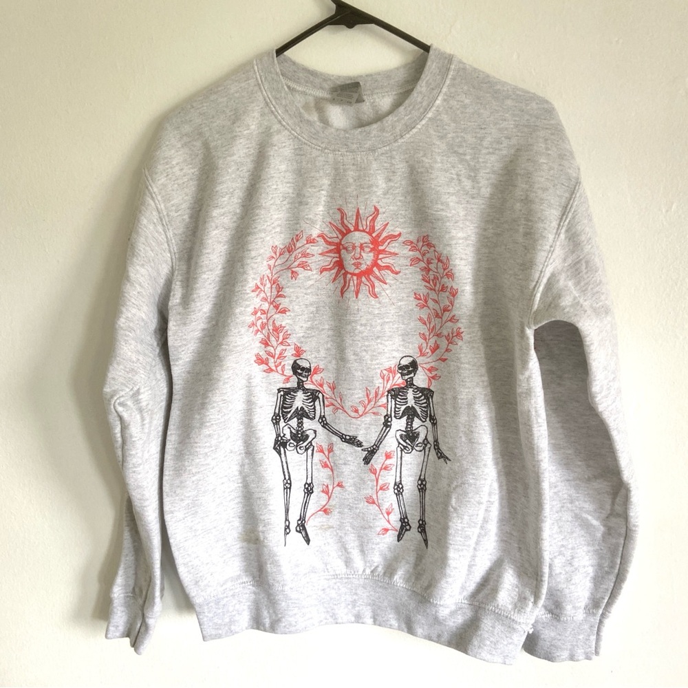 Up From Below Graphic Crewneck Sweatshirt by Wicked Clothes